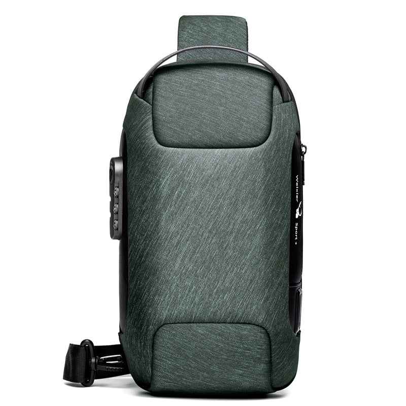 New Shoulder Chest USB Charging Bag