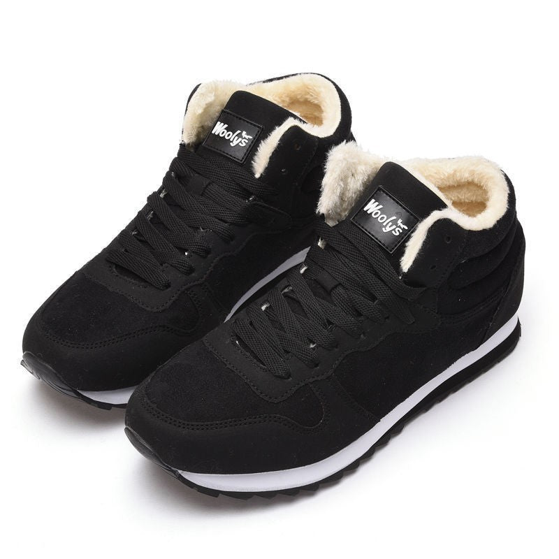 New Men And Women Cotton Shoes Lightweight Inside Snow Boots High-top