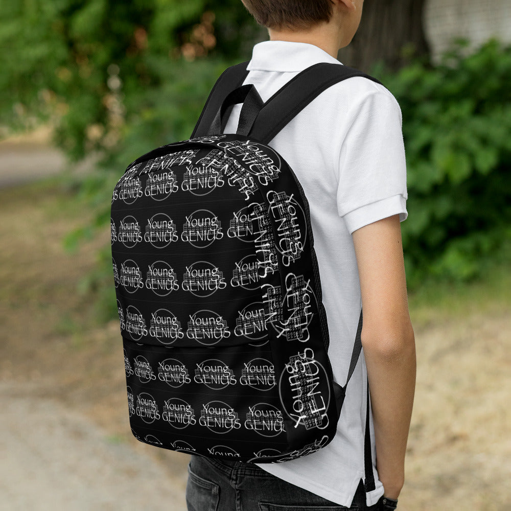 YOUNG GENIUS ECHO Backpack Black/ White