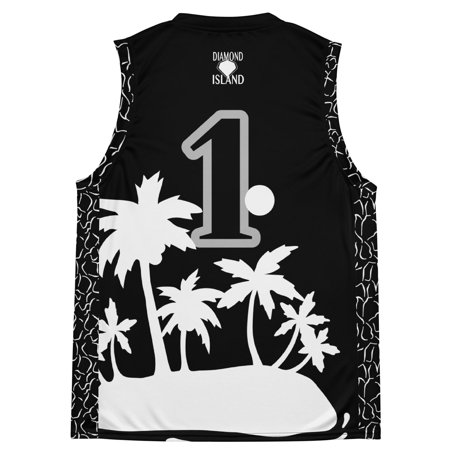 DIAMOND ISLAND ATHLETES EDITION UNISEX BASKETBALL JERSEY (black)