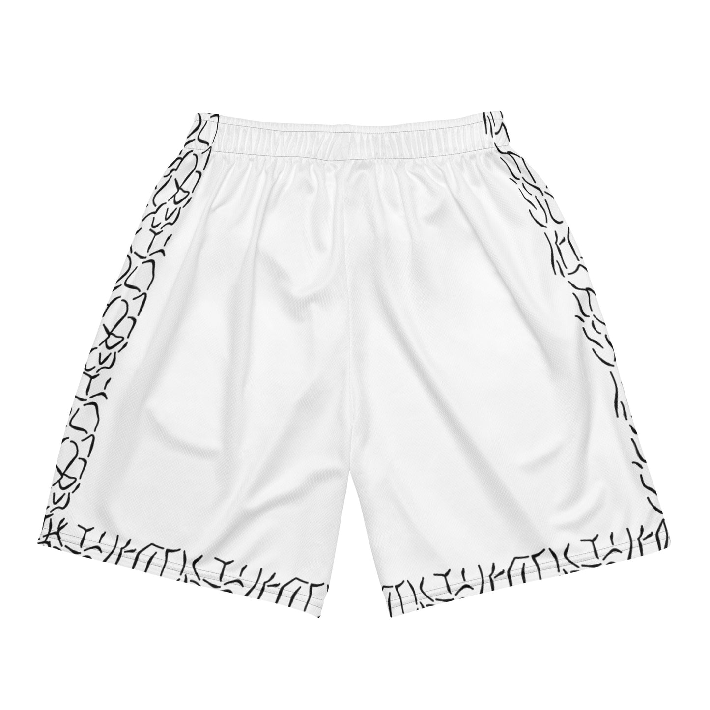 DIAMOND ISLAND ATHLETES EDITION Unisex mesh shorts (white)
