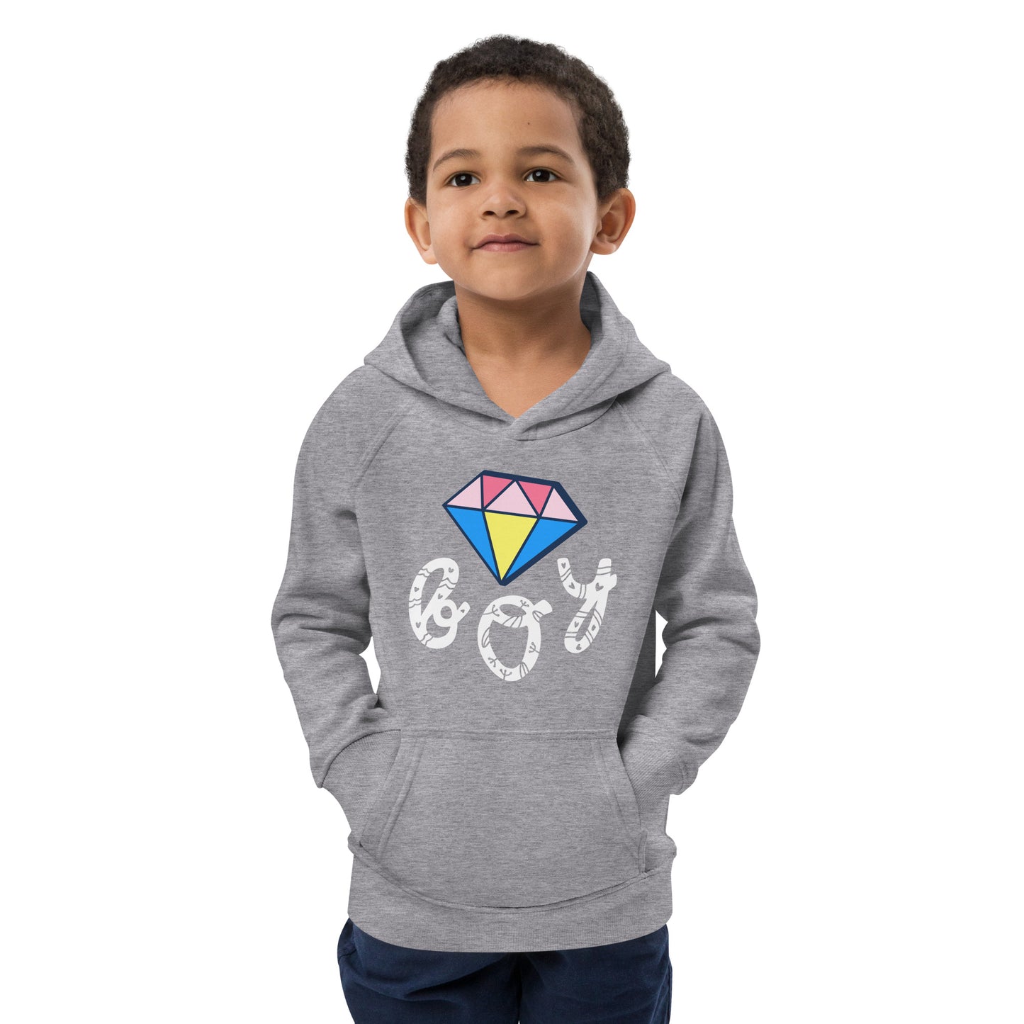 DIAMOND BOY Kids eco hoodie