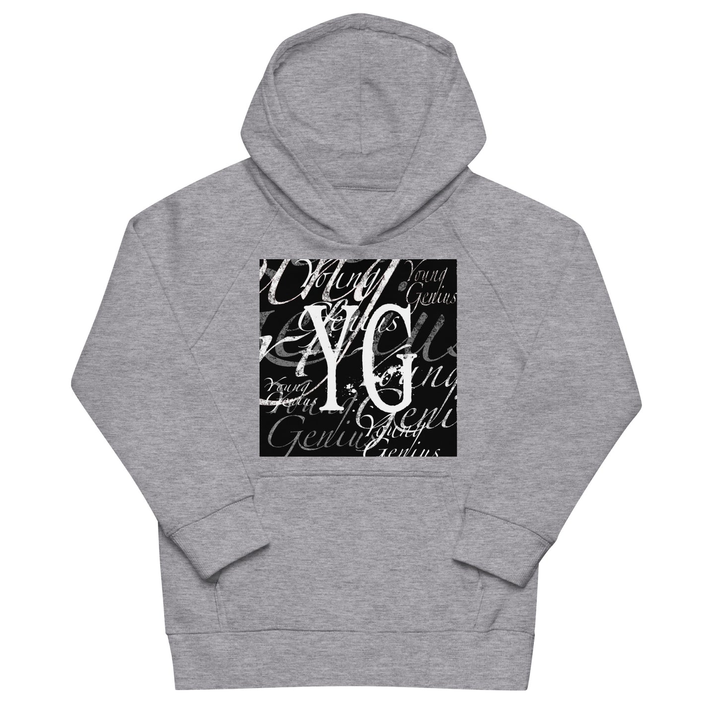 YOUNG GENIUS GEAR REPEAT Kids eco hoodie Black/ Blue/ Red/ Gray