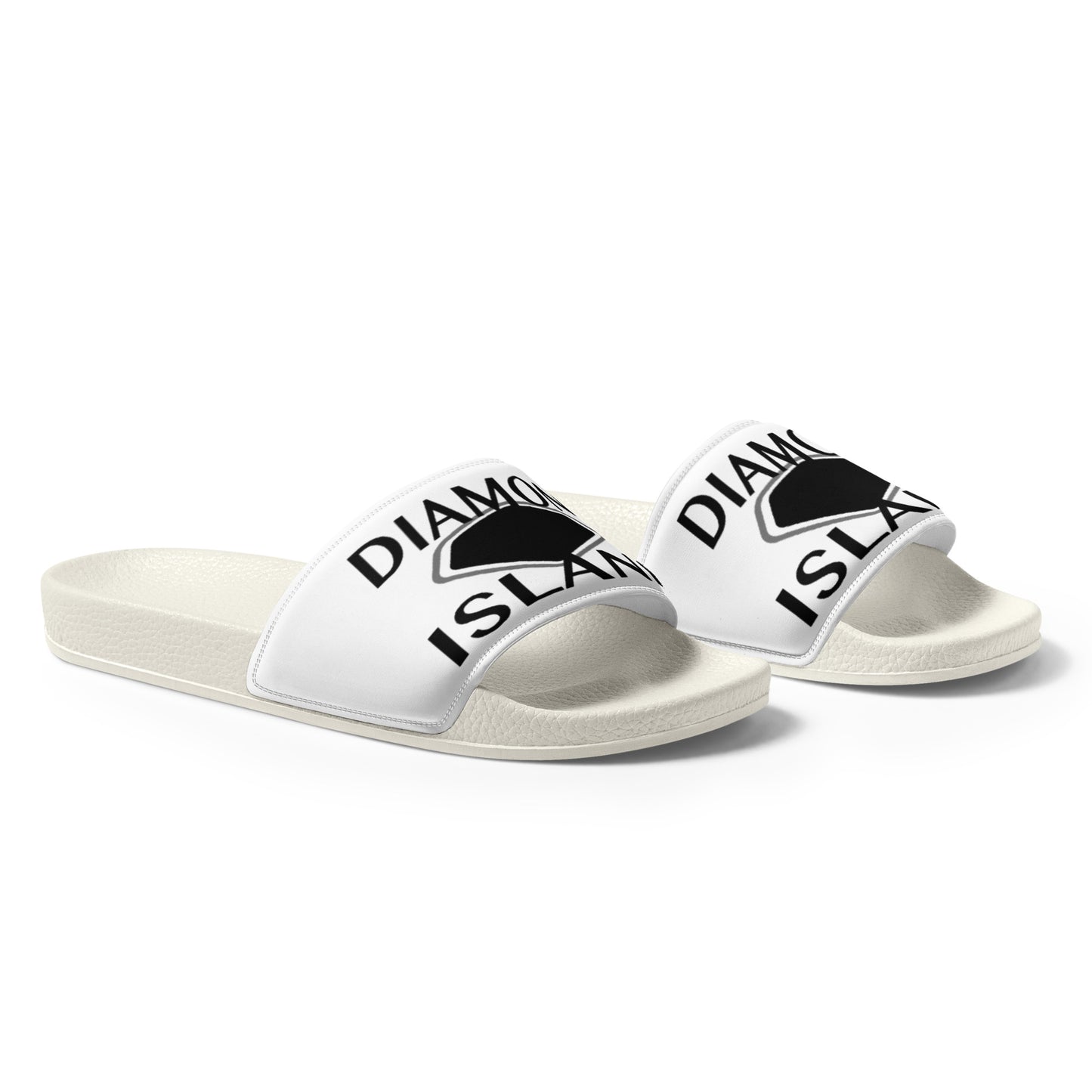 DIAMOND ISLAND Men’s slides Black/ White; White/ Black