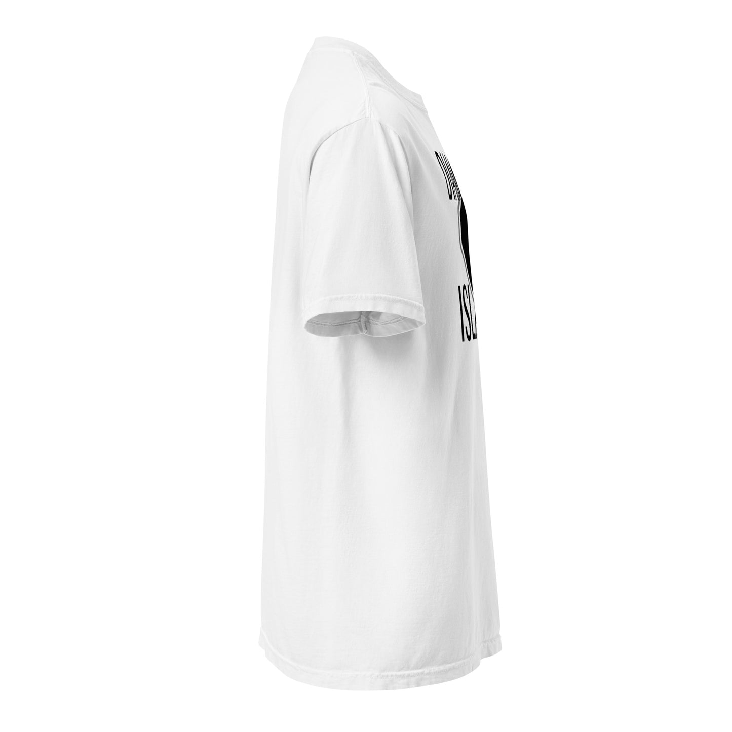 DIAMOND ISLAND heavyweight t-shirt White/Black
