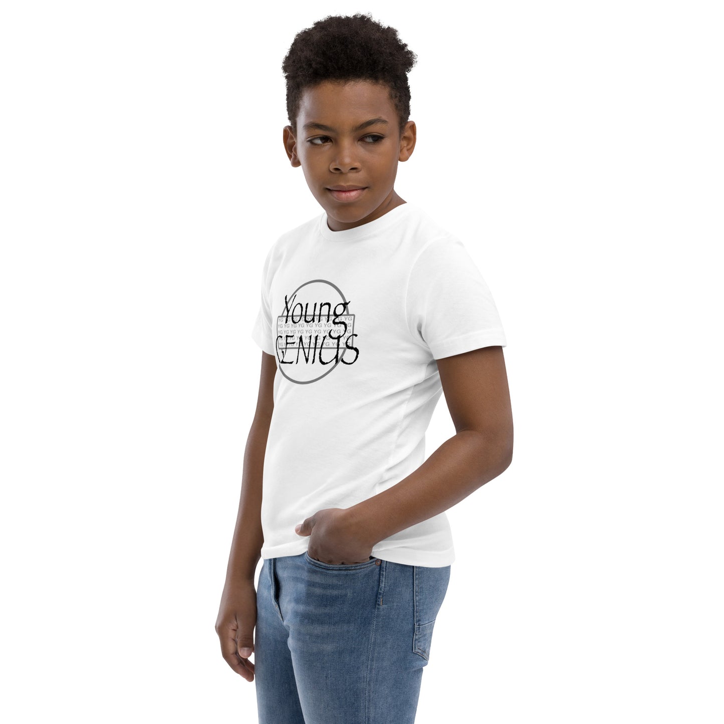 YOUNG GENIUS GEAR Youth jersey t-shirt White