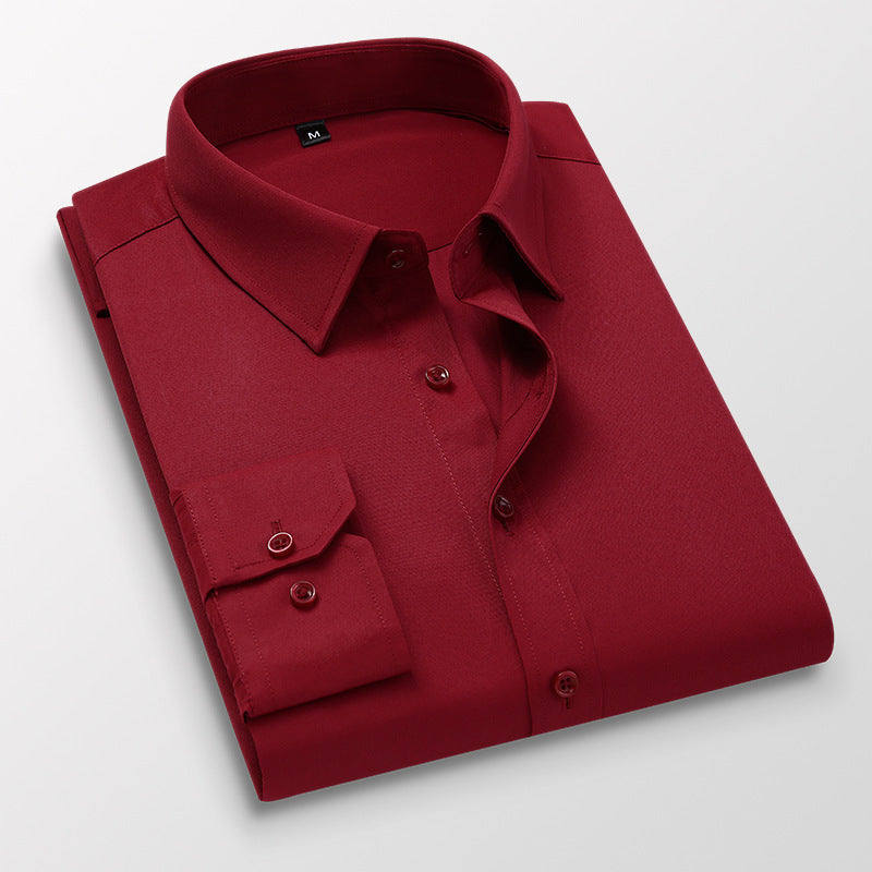 New Men Shirt Long Sleeve Casual Slim Shirt