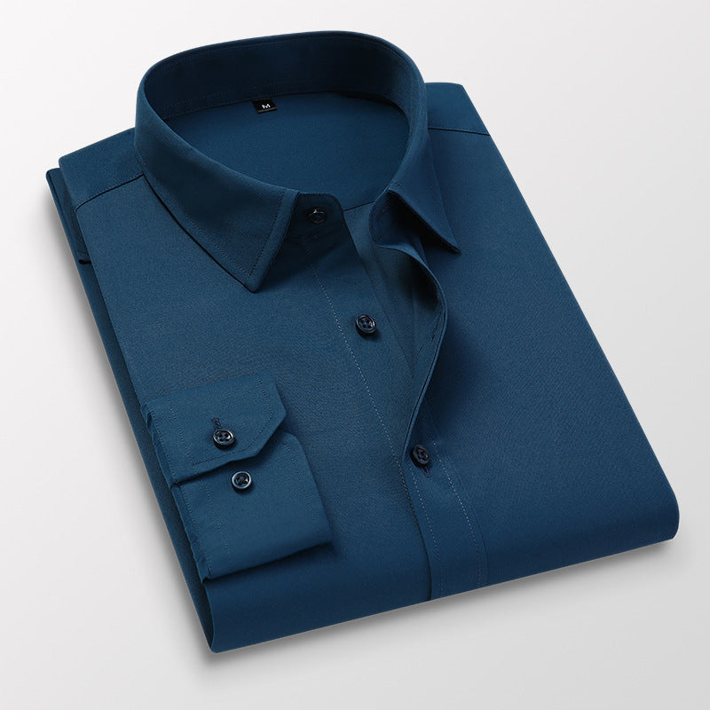 New Men Shirt Long Sleeve Casual Slim Shirt