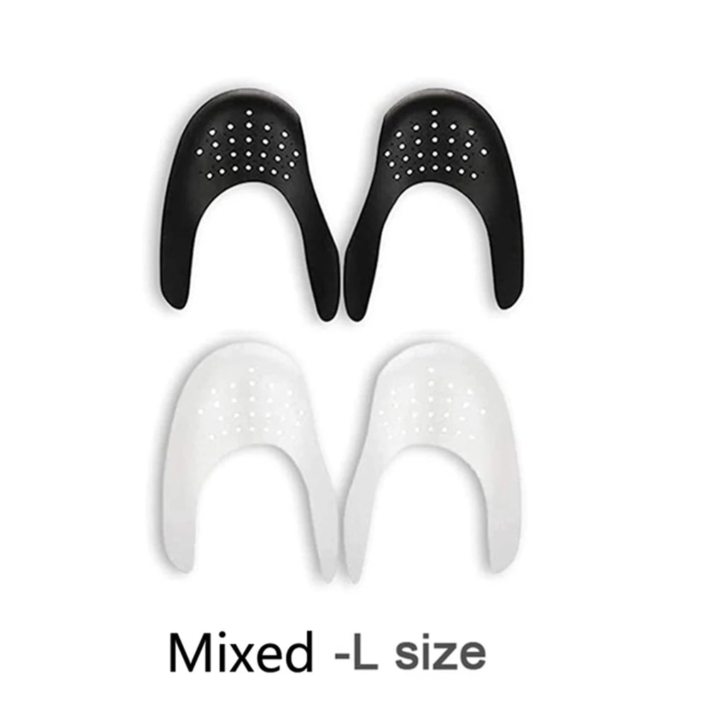 New 2 Pair Sneakers Anti Crease Protector for Sports Anti Fold Stretcher Accessories Basketball Extender Protection|Shoe Care Kit