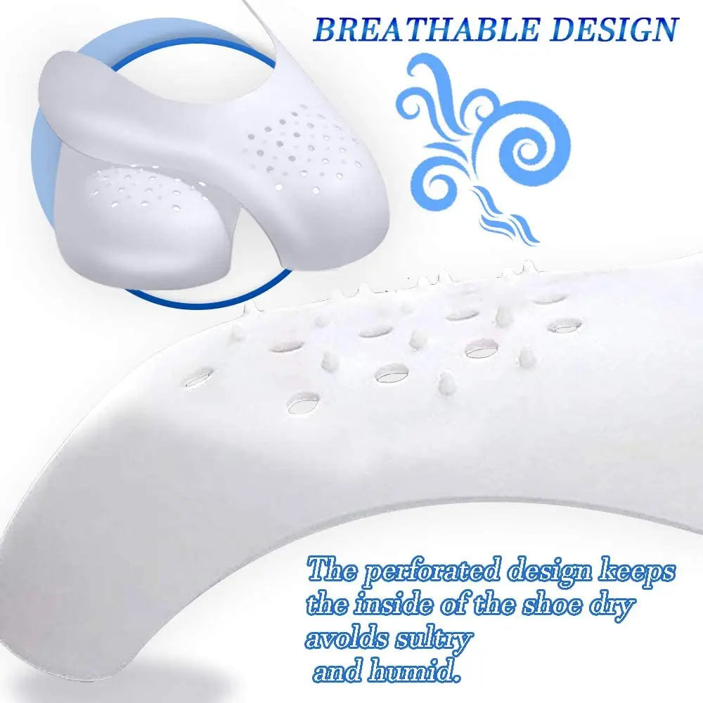 New 2 Pair Sneakers Anti Crease Protector for Sports Anti Fold Stretcher Accessories Basketball Extender Protection|Shoe Care Kit