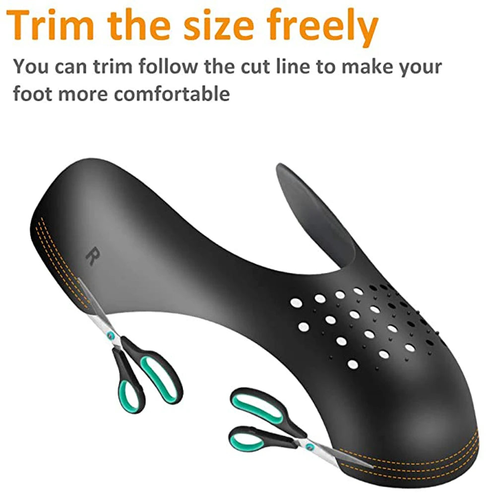 New 2 Pair Sneakers Anti Crease Protector for Sports Anti Fold Stretcher Accessories Basketball Extender Protection|Shoe Care Kit