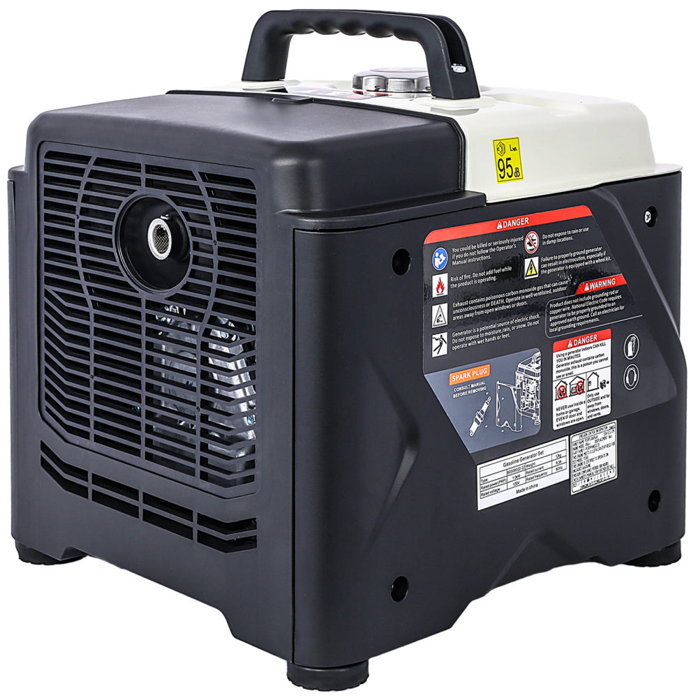 New Portable Inverter Generator,1200W ultra-quiet gas engine, EPA Compliant, Eco-Mode Feature, Ultra Lightweight for Backup Home Use; Camping
