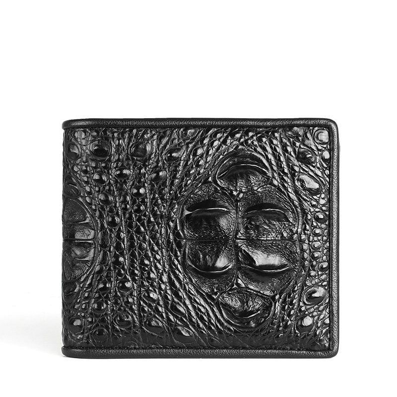 New Crocodile Leather Wallet Men Genuine Leather Horizontal Wallet