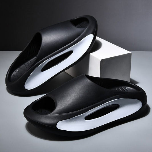 New Men Slippers Summer Outdoor Wear Anti-slip Sports Soft-soled Beach Coconut Slippers