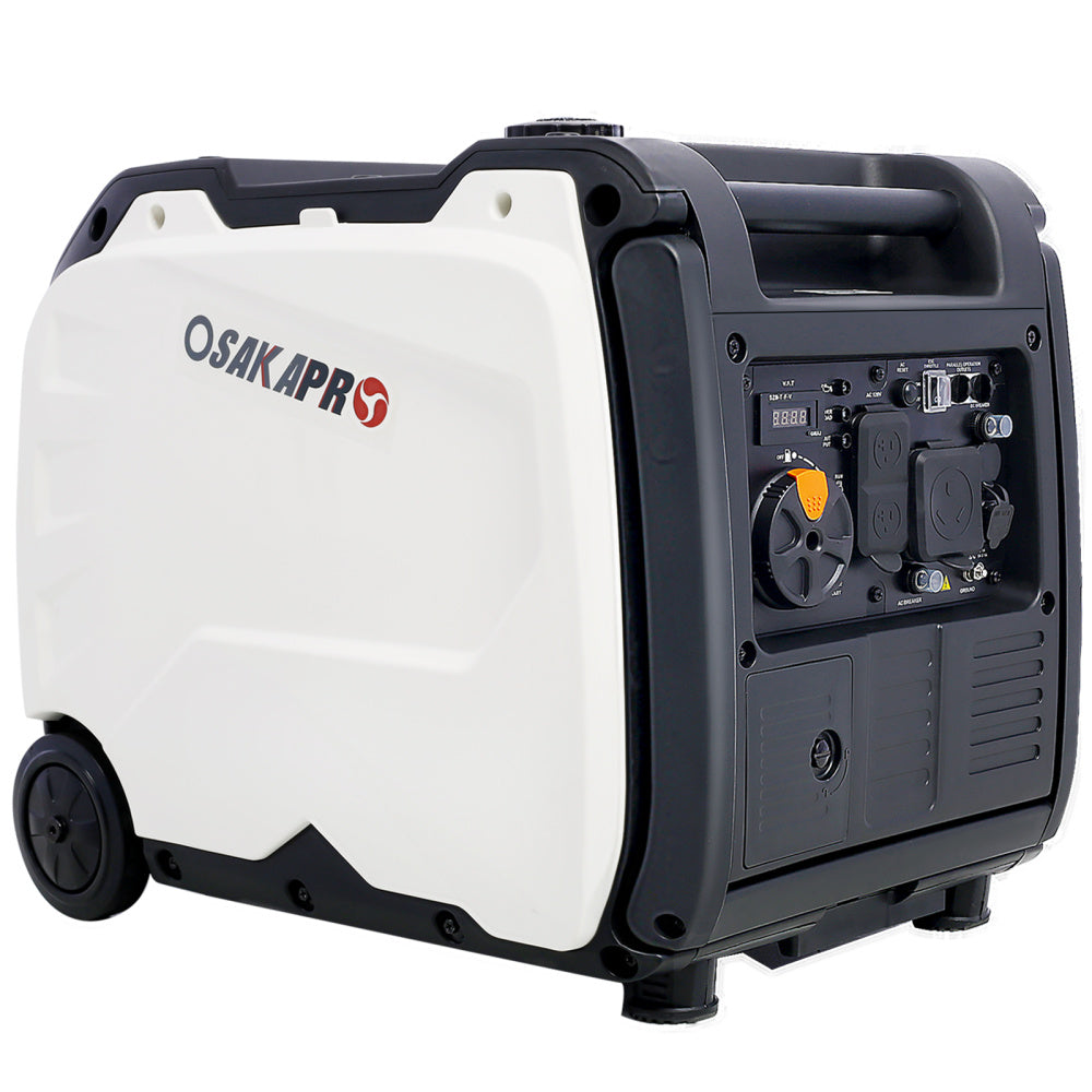 Inverter Generator 4500w portable generator electric start, Super quiet foldable handle with wheel,212cc 4 stroke CARB EPA compliant