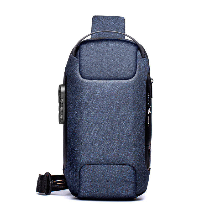 New Shoulder Chest USB Charging Bag