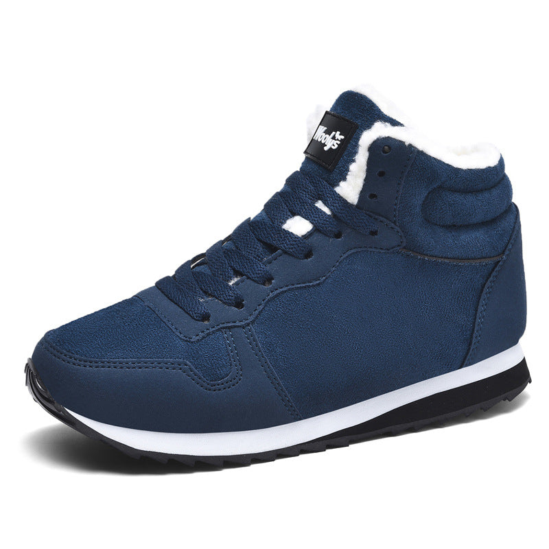 New Men And Women Cotton Shoes Lightweight Inside Snow Boots High-top