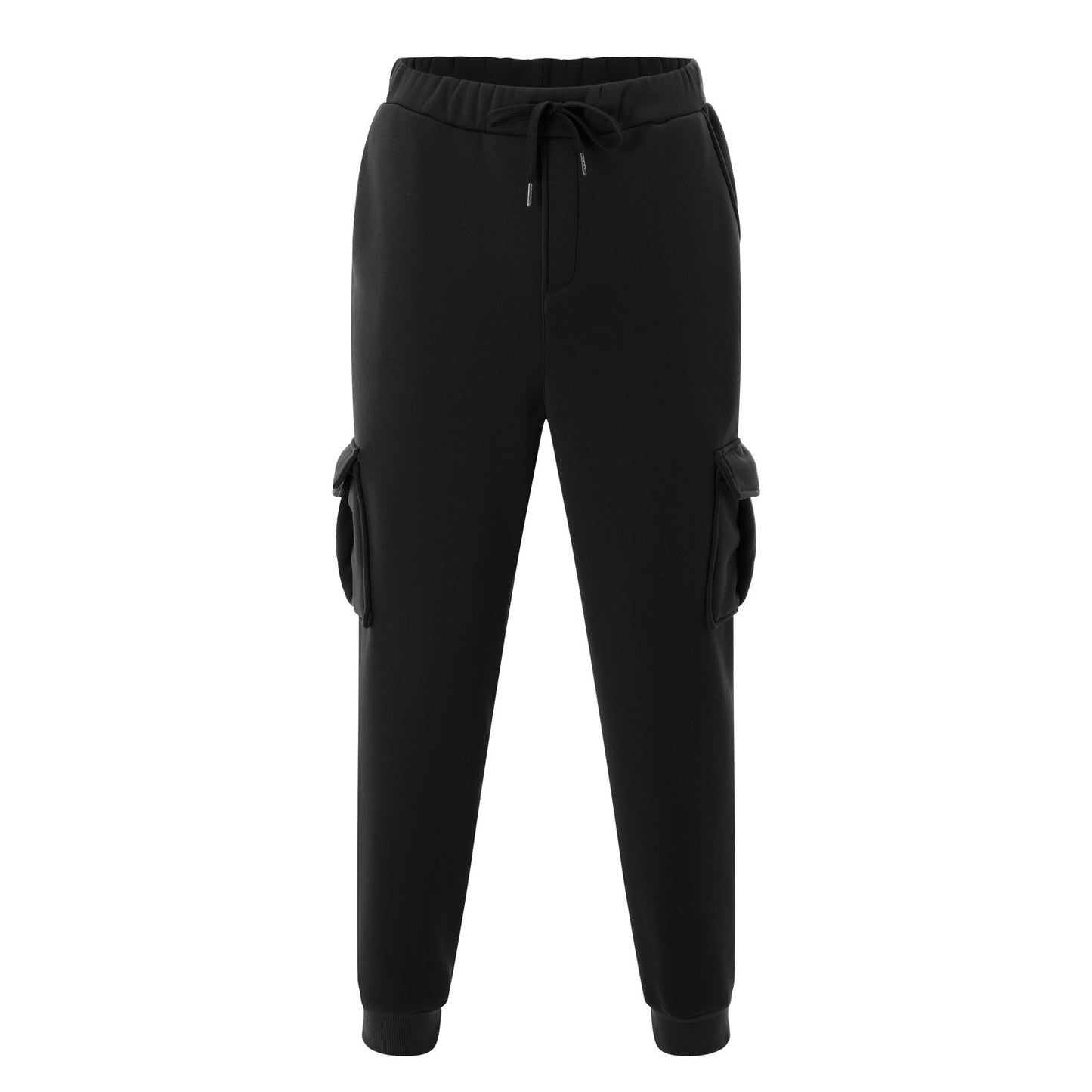 New Men Winter Pocket Sports Fleece Pants