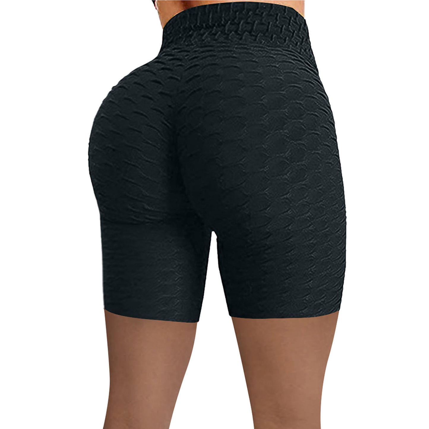 New High Waist Jacquard Bubble Shorts