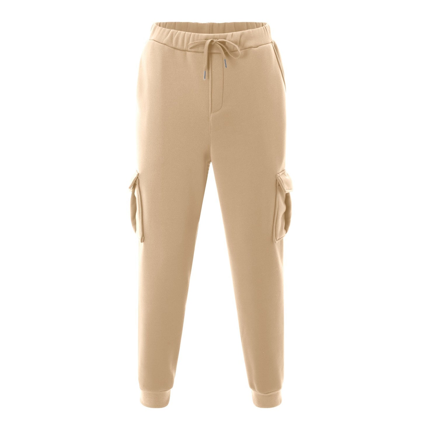 New Men Winter Pocket Sports Fleece Pants