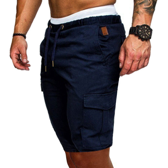 New Men Casual Multi-pocket Shorts