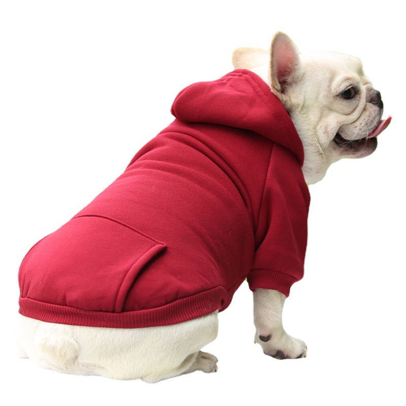 New Autumn And Winter Sweater Pocket Two-legged Clothes Sports Style Pet Clothes