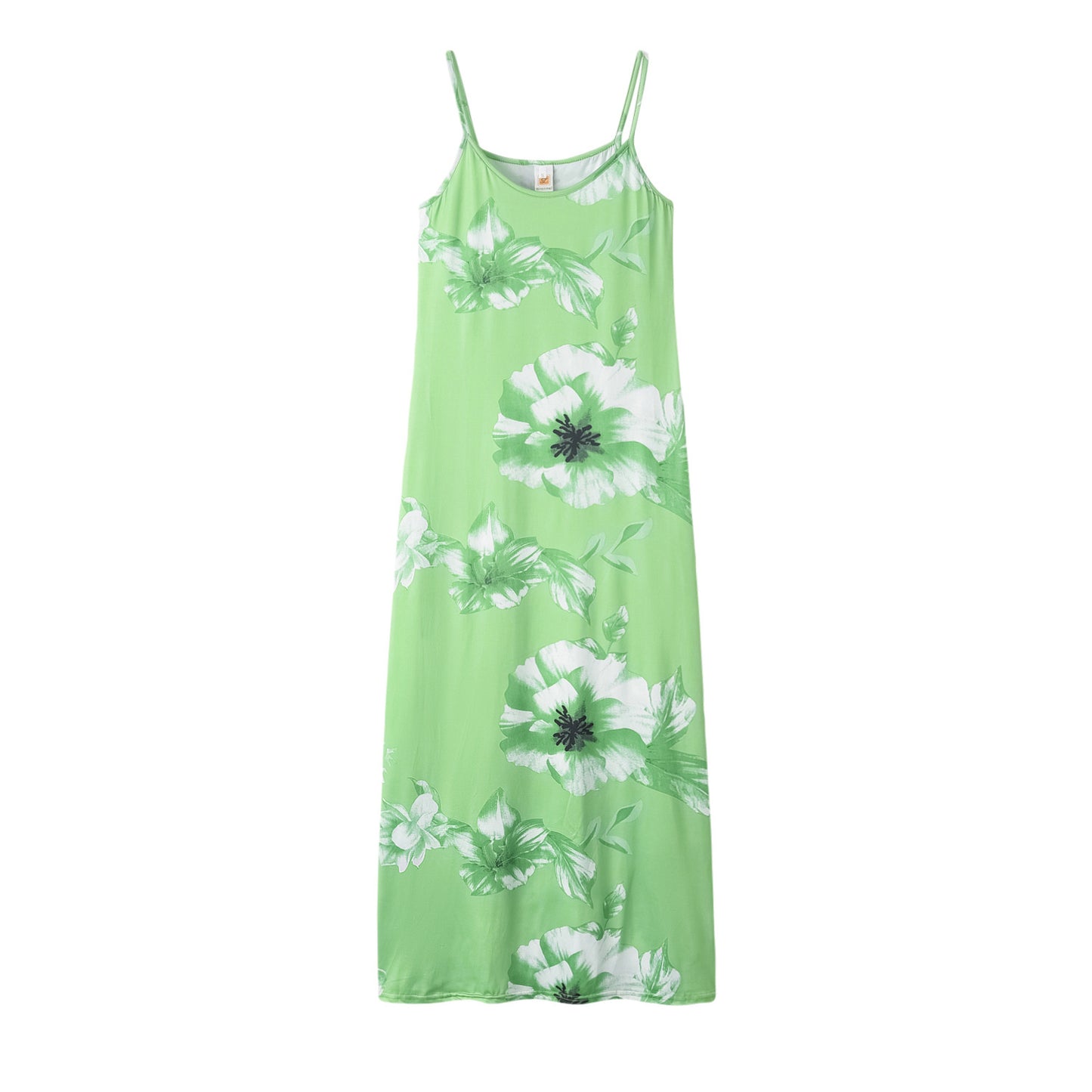 New Women Summer Sexy Low-cut Printed Flower Suspender Dress
