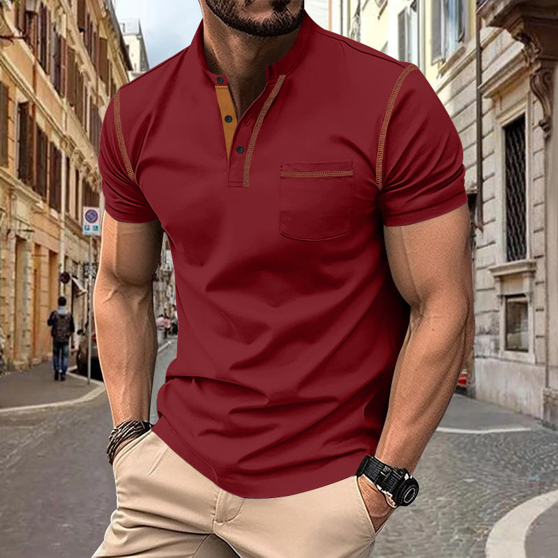 New Summer Men Polo Clothes Top