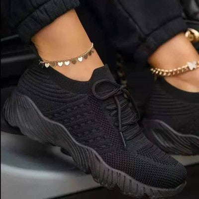 New Women Cushion Bottom Mesh Breathable Casual Shoes