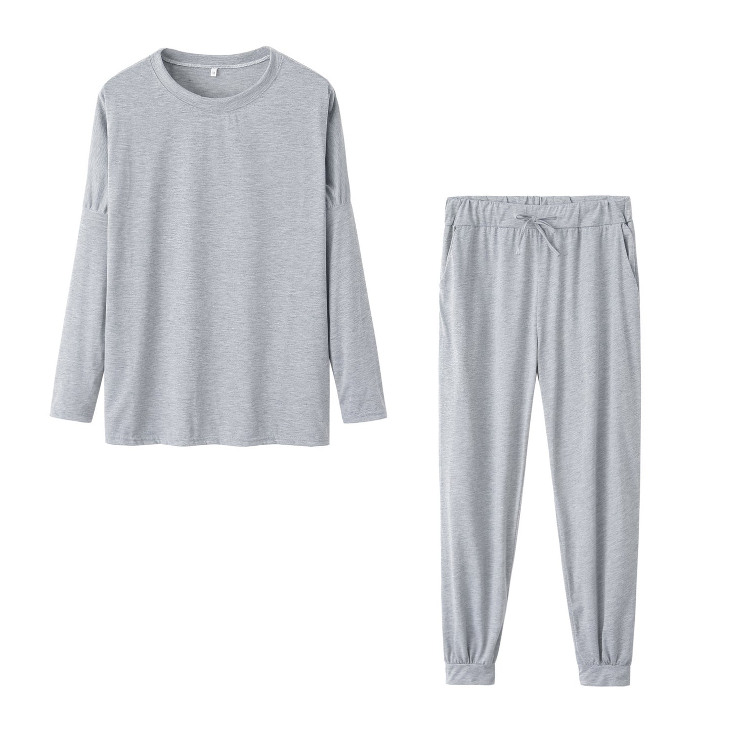New Loose Solid Color Long-sleeved Casual Suit