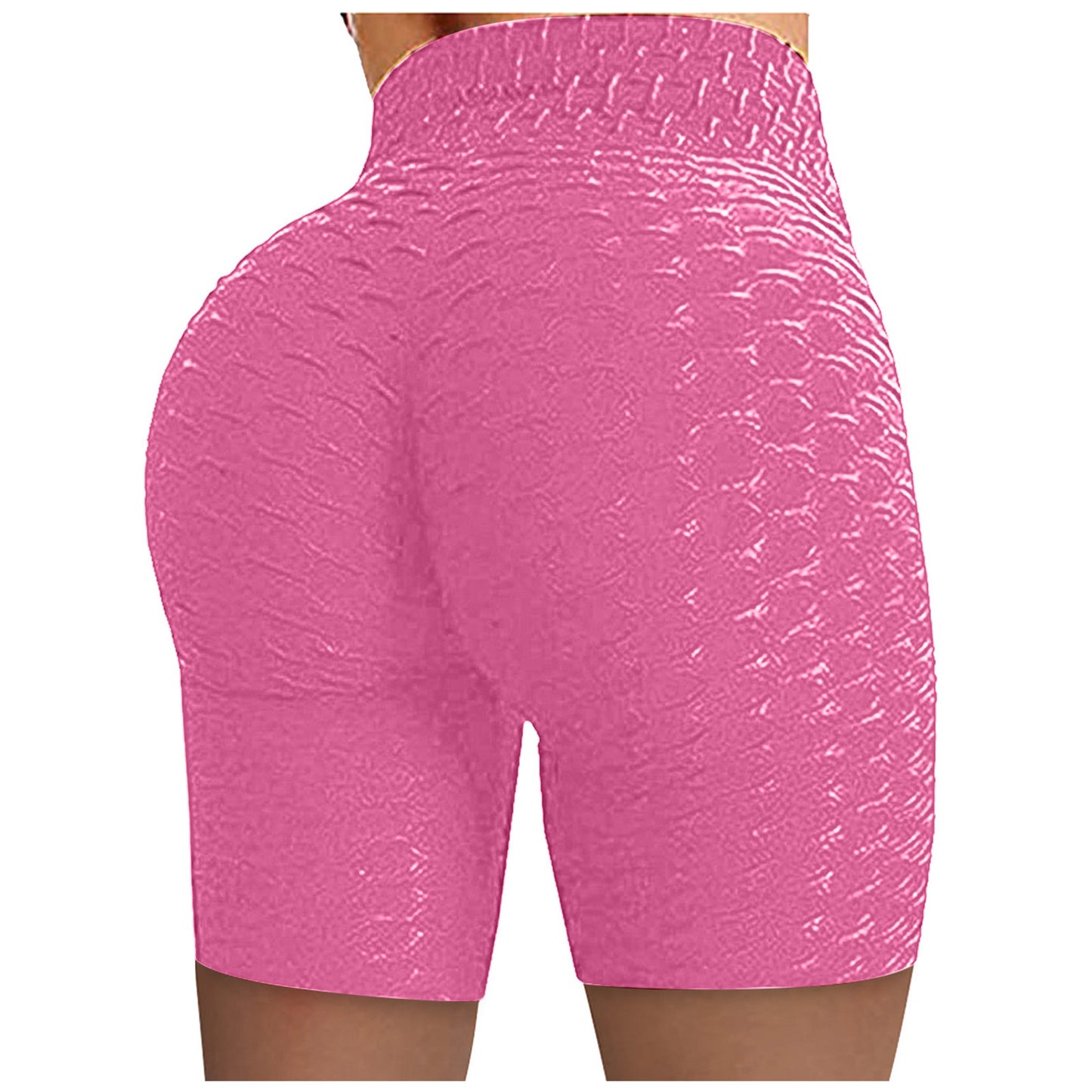New High Waist Jacquard Bubble Shorts