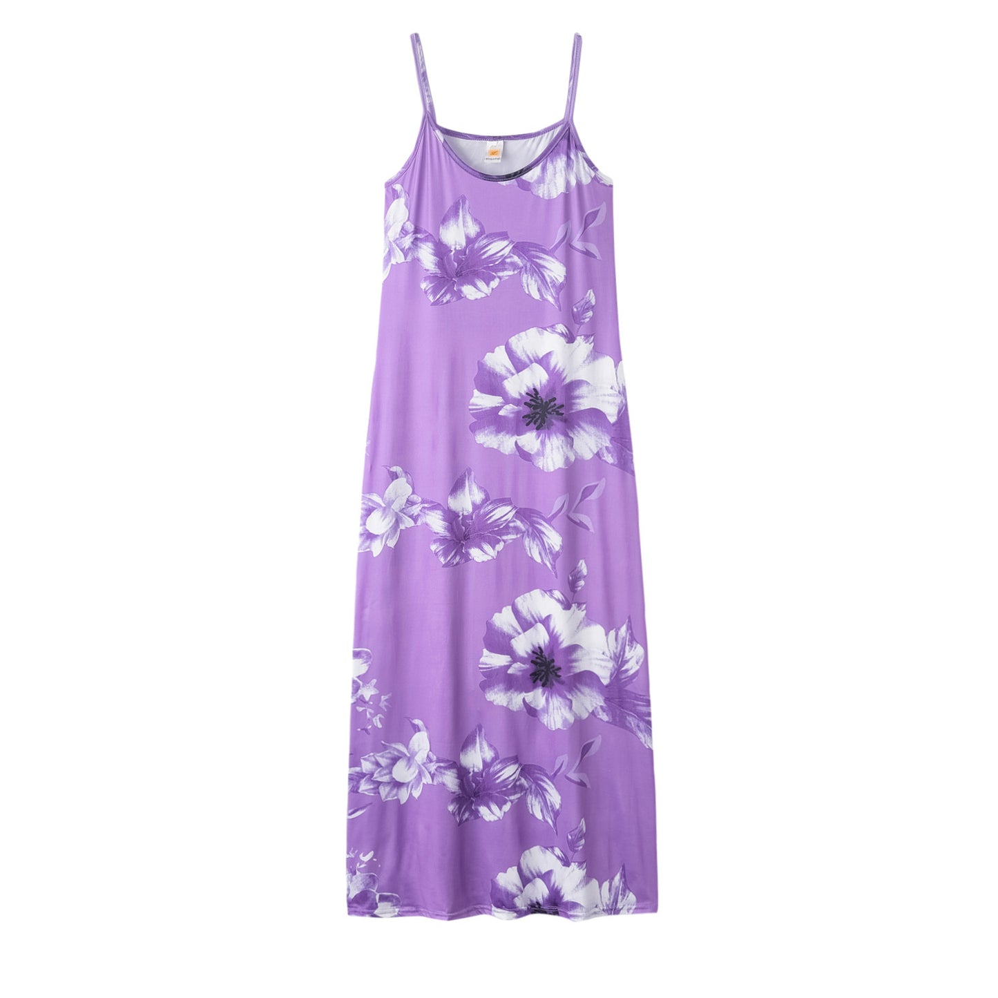 New Women Summer Sexy Low-cut Printed Flower Suspender Dress