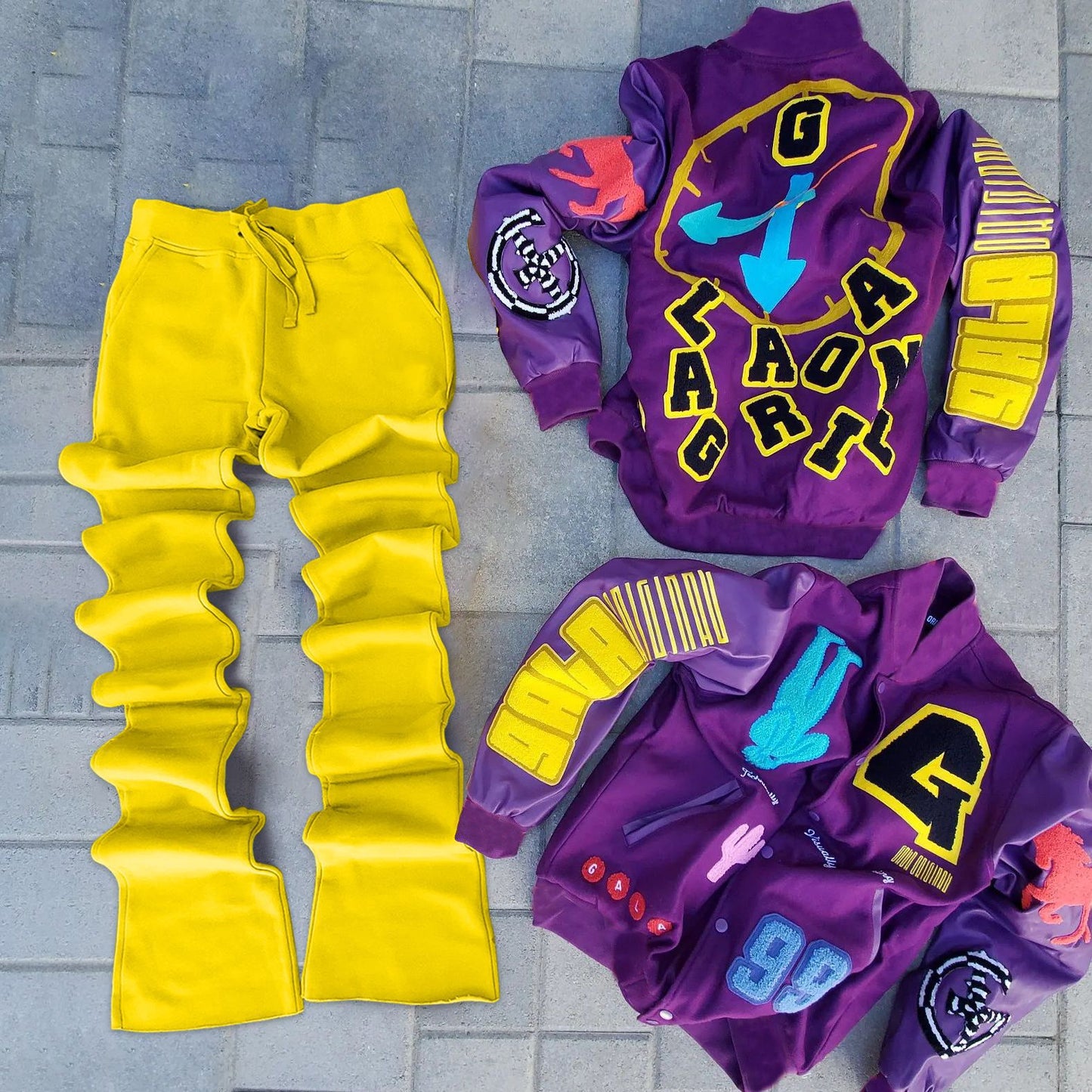 Autumn And Winter New Sweater Skeleton 3D Sportswear Men's Outdoor Zipper Set