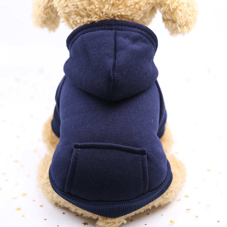 New Autumn And Winter Sweater Pocket Two-legged Clothes Sports Style Pet Clothes