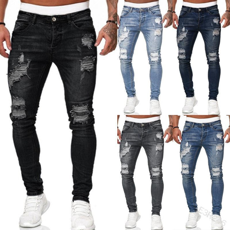 New Denim Pencil Pants for Men