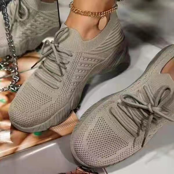 New Women Cushion Bottom Mesh Breathable Casual Shoes