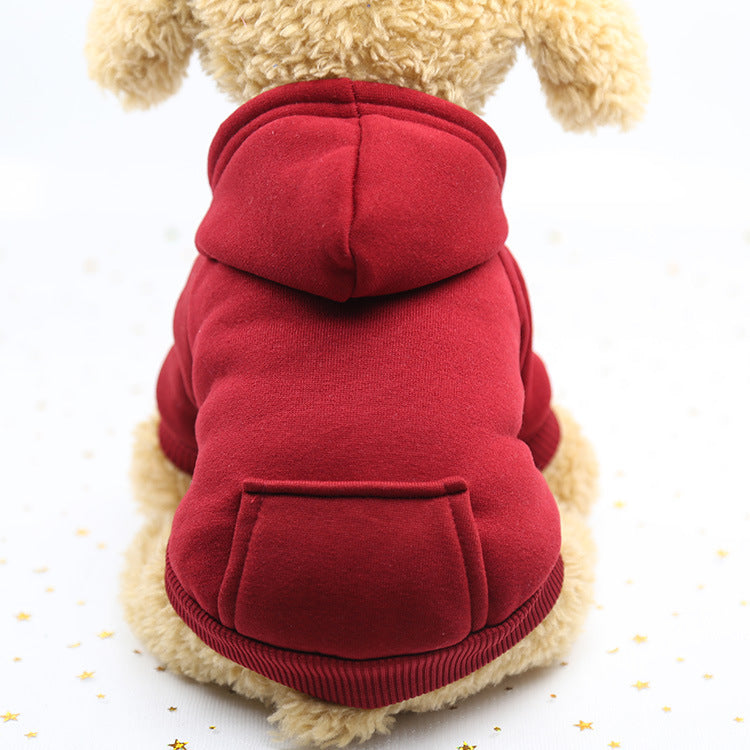 New Autumn And Winter Sweater Pocket Two-legged Clothes Sports Style Pet Clothes