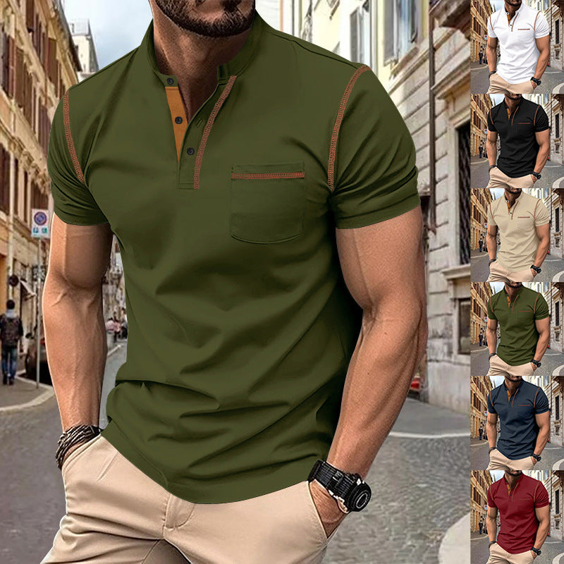 New Summer Men Polo Clothes Top