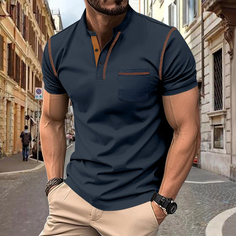 New Summer Men Polo Clothes Top