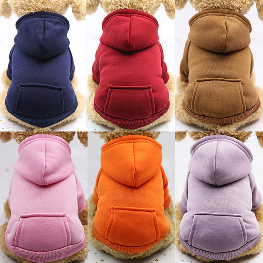 New Autumn And Winter Sweater Pocket Two-legged Clothes Sports Style Pet Clothes