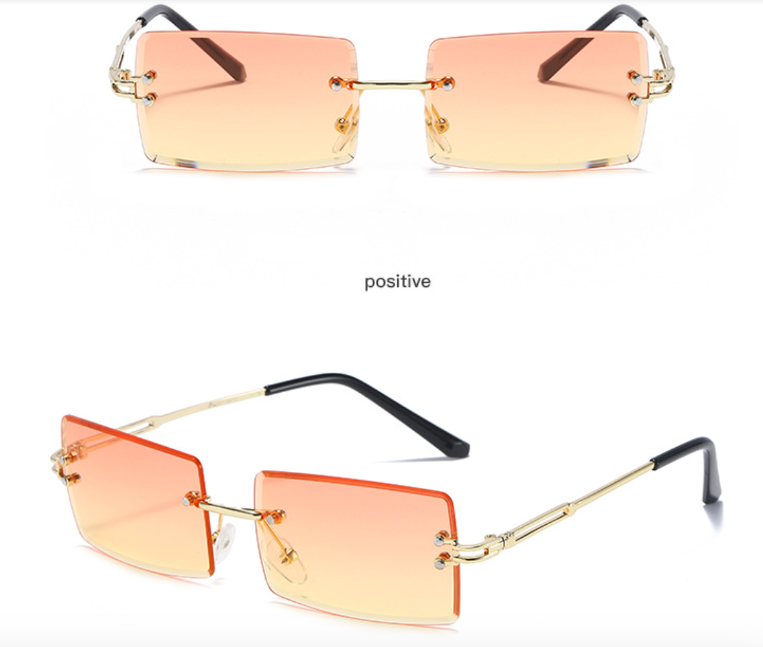 New Square Cut Edge Cross-border Tide Sunglasses