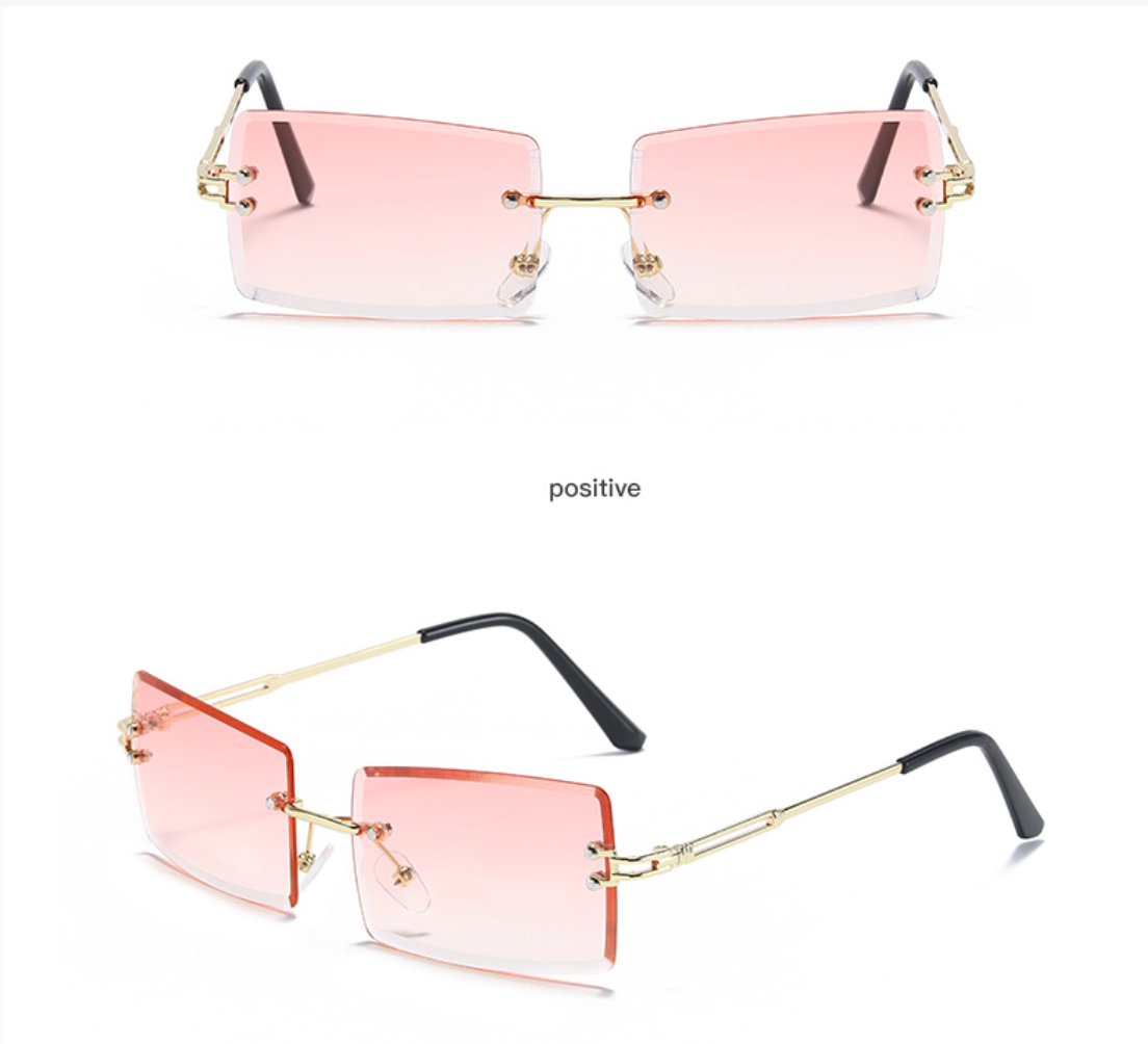 New Square Cut Edge Cross-border Tide Sunglasses