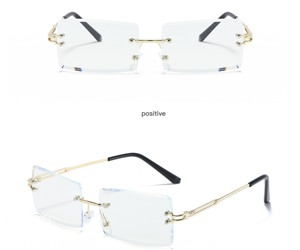 New Square Cut Edge Cross-border Tide Sunglasses