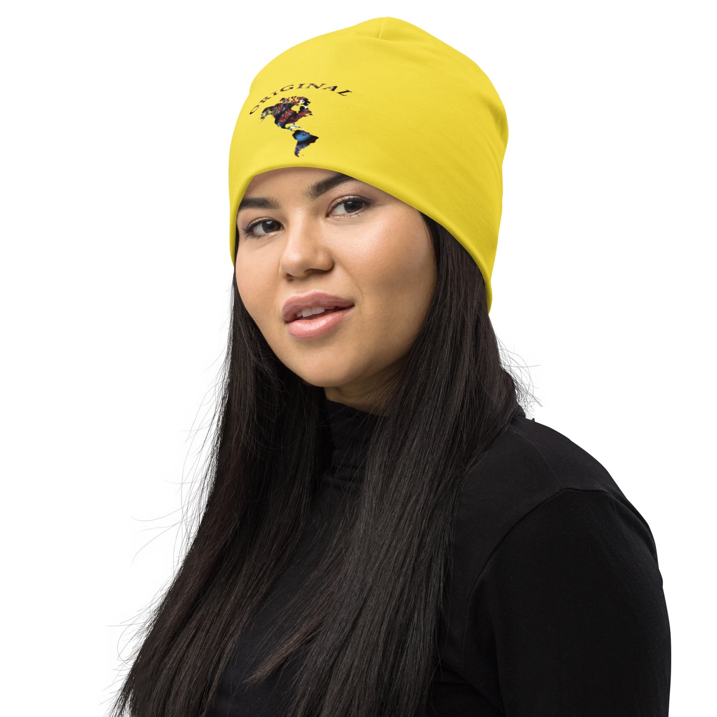 ONE ORIGINAL GEAR (SUN RISE WEAR)   Beanie  Yellow/ Multi Color