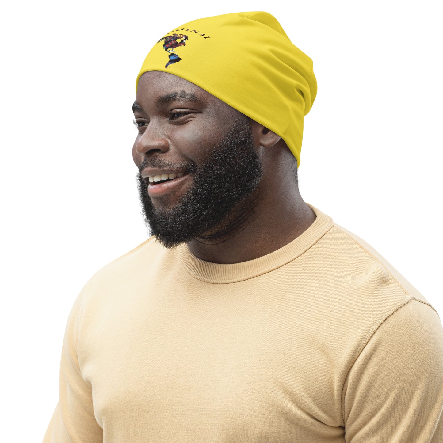 ONE ORIGINAL GEAR (SUN RISE WEAR)   Beanie  Yellow/ Multi Color
