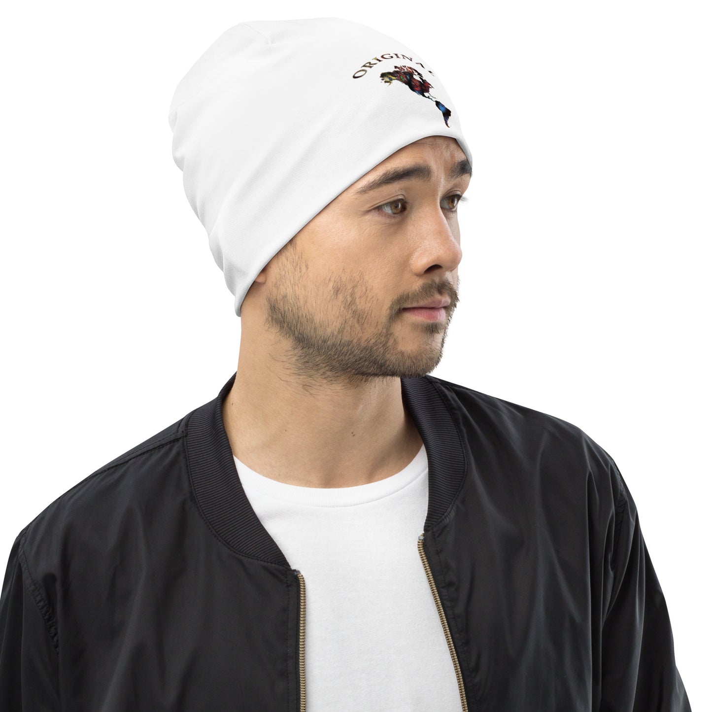 ONE ORIGINAL GEAR   Beanie  White/ Black