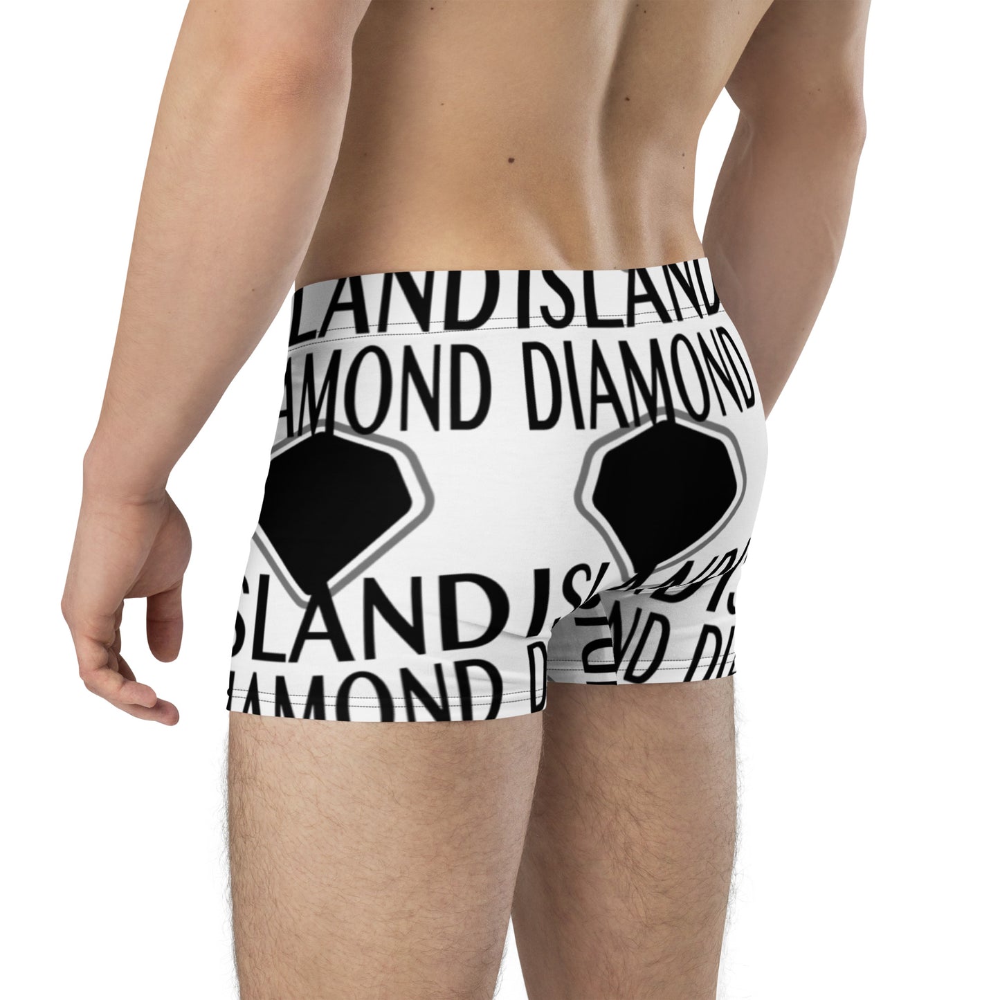 DIAMOND ISLAND  Boxer Briefs  White/ Black