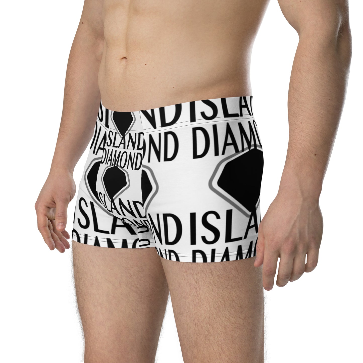 DIAMOND ISLAND  Boxer Briefs  White/ Black