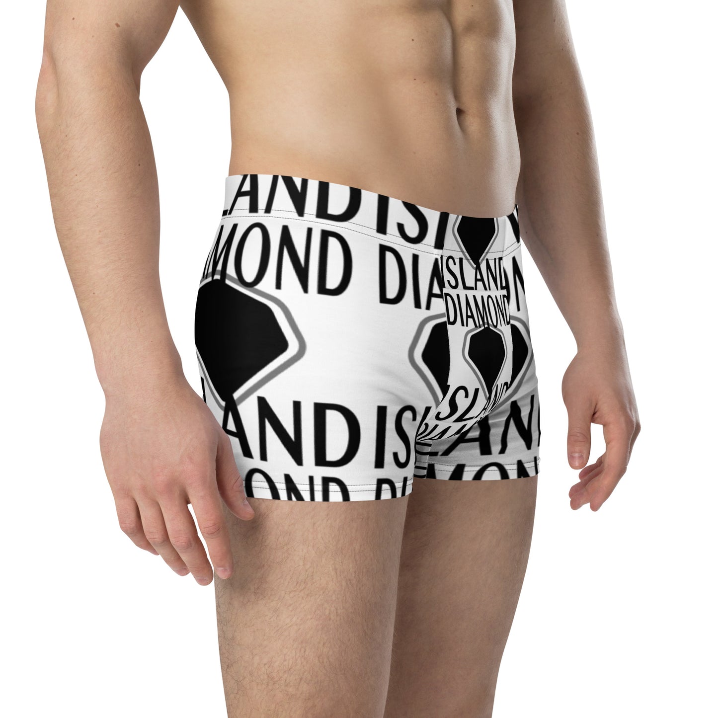 DIAMOND ISLAND  Boxer Briefs  White/ Black