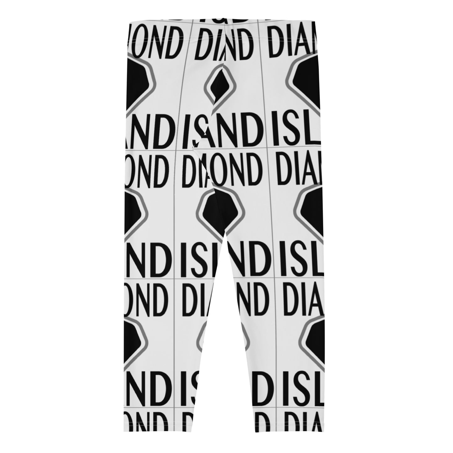 DIAMOND ISLAND  Capri Leggings  White/ Black